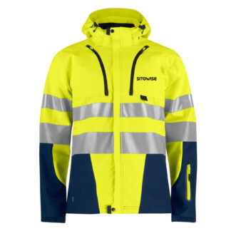 Softshelljacka 6419 Herr Gul/Marin Kl 3/2