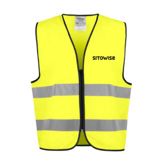 Väst 6709 HV KL 2 Gul/Svart