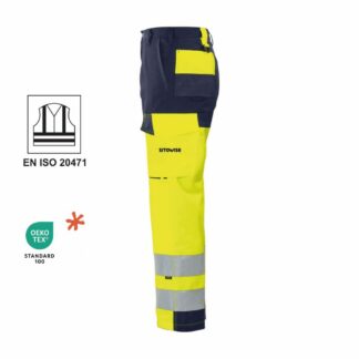Midjebyxa 6501 Herr HV Gul/Marin Kl.2